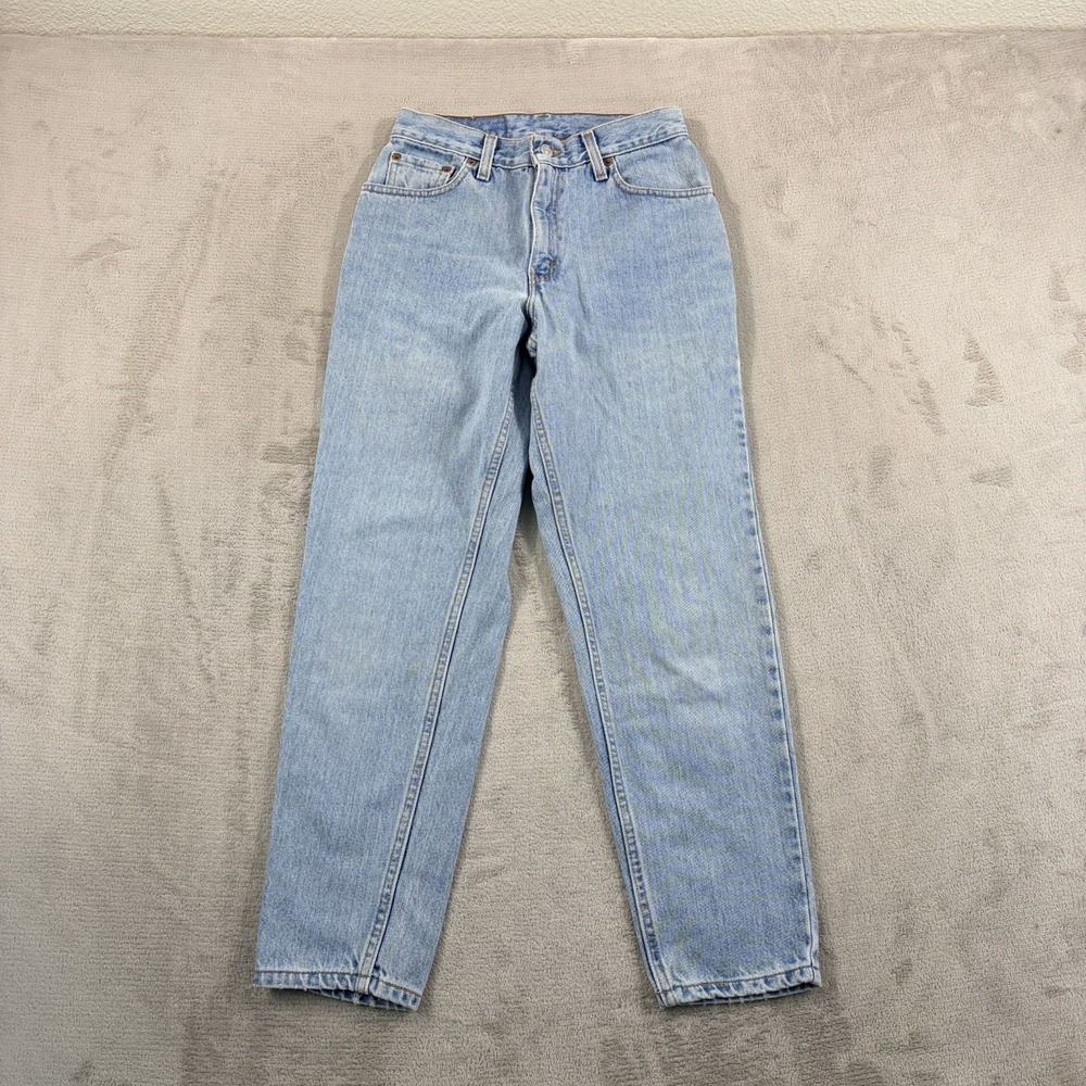 Vintage Levis 550 Jeans Women 6 Petite Light Wash USA 90s Relaxed Fit Tapered